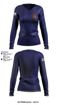 Lakewood fire department 6365083 Women's Long Sleeve V-neck Shirt - 1