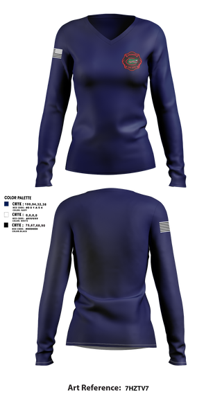 Womens Long Sleeve Vneck Shirt, Lakewood fire department, , Teamtime, Team time, sublimation, custom sports apparel, team uniforms, spirit wear, spiritwear, sports uniforms, custom shirts, team store, custom team store, fundraiser sports, apparel fundraiser