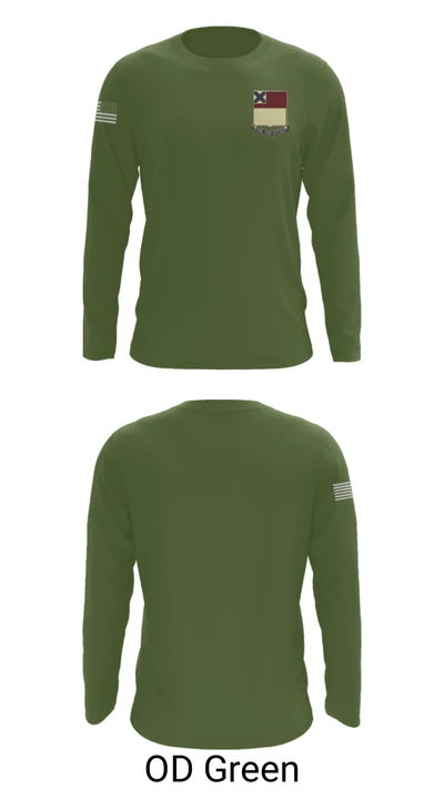 HHD 166th Regiment 4853273 Long Sleeve Performance Shirt - 46