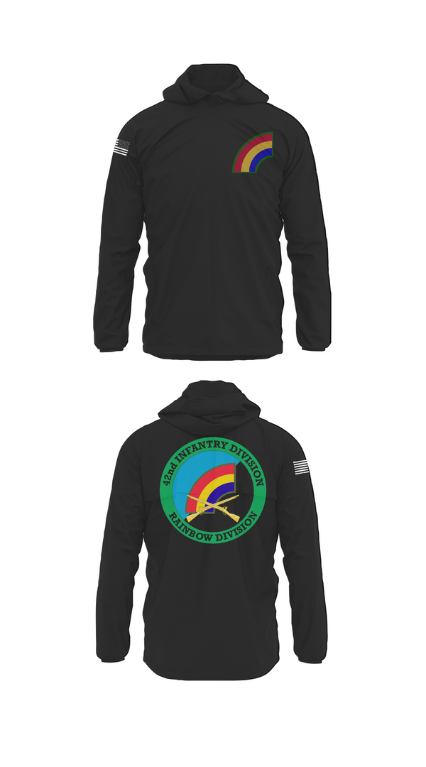 Windbreaker, 42nd ID, Army, Teamtime, Team time, sublimation, custom sports apparel, team uniforms, spirit wear, spiritwear, sports uniforms, custom shirts, team store, custom team store, fundraiser sports, apparel fundraiser