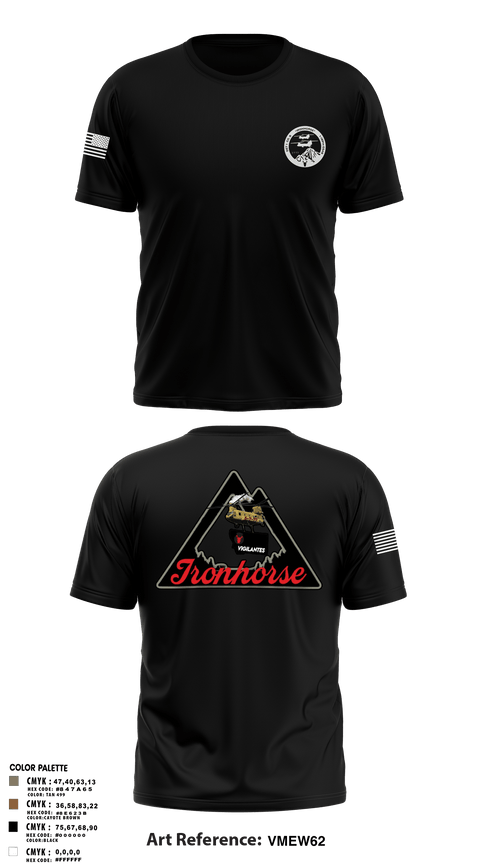 Old School Cotton Feel Shirt, Bco 1-189th, Army, Teamtime, Team time, sublimation, custom sports apparel, team uniforms, spirit wear, spiritwear, sports uniforms, custom shirts, team store, custom team store, fundraiser sports, apparel fundraiser