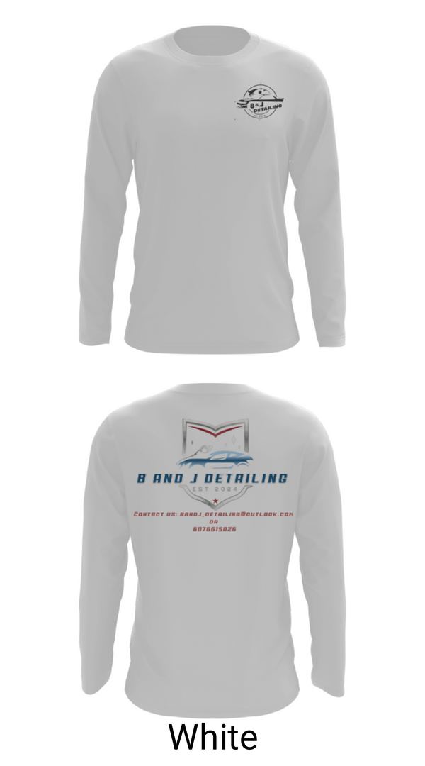 Long Sleeve Performance Shirt, B and J Detailing, , Teamtime, Team time, sublimation, custom sports apparel, team uniforms, spirit wear, spiritwear, sports uniforms, custom shirts, team store, custom team store, fundraiser sports, apparel fundraiser