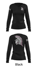 Southeast of Saline Trojans 16911990 Women's Long Sleeve V-neck Shirt - 35