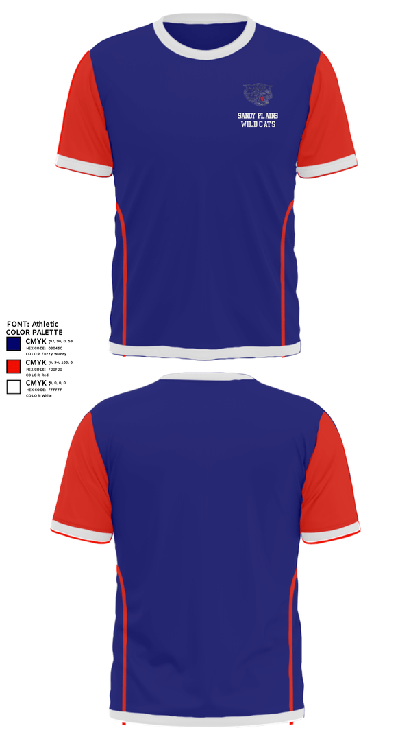 Short Sleeve Performance Shirt, Sandy Plains Wild Cats, Baseball, Teamtime, Team time, sublimation, custom sports apparel, team uniforms, spirit wear, spiritwear, sports uniforms, custom shirts, team store, custom team store, fundraiser sports, apparel fundraiser