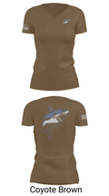 Great white guns 55052076 Women's Short Sleeve V-neck Shirt - 8