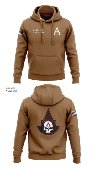 Hoodie, A Co. 1-3 AB, Army, Teamtime, Team time, sublimation, custom sports apparel, team uniforms, spirit wear, spiritwear, sports uniforms, custom shirts, team store, custom team store, fundraiser sports, apparel fundraiser
