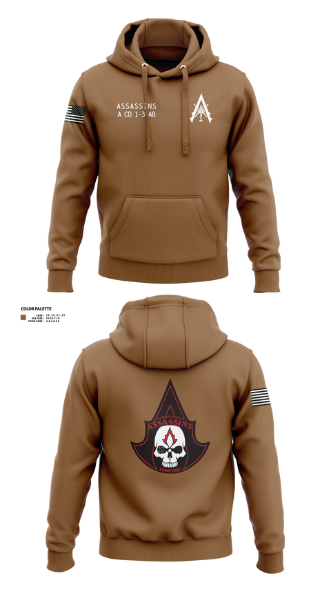 Hoodie, A Co. 1-3 AB, Army, Teamtime, Team time, sublimation, custom sports apparel, team uniforms, spirit wear, spiritwear, sports uniforms, custom shirts, team store, custom team store, fundraiser sports, apparel fundraiser