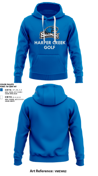 Hoodie, Harper Creek High School Golf, Golf, Teamtime, Team time, sublimation, custom sports apparel, team uniforms, spirit wear, spiritwear, sports uniforms, custom shirts, team store, custom team store, fundraiser sports, apparel fundraiser