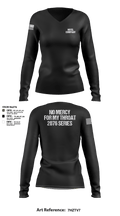 Hotel Company 23613168 Women's Long Sleeve V-neck Shirt -1 107