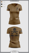 Dirt boyz 82013993 Women's Short Sleeve V-neck Shirt - 1