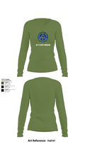 Battleship misssouri 47283625 Women's Long Sleeve V-neck Shirt - 40