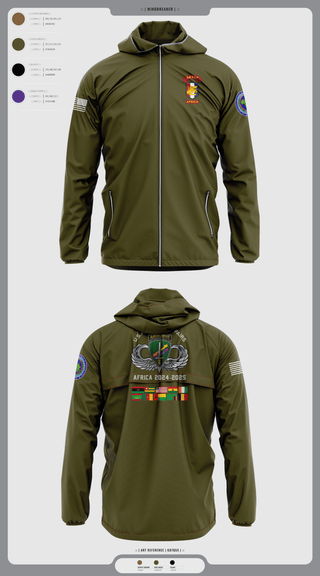 Windbreaker, 478th CA BN (A), Army, Teamtime, Team time, sublimation, custom sports apparel, team uniforms, spirit wear, spiritwear, sports uniforms, custom shirts, team store, custom team store, fundraiser sports, apparel fundraiser