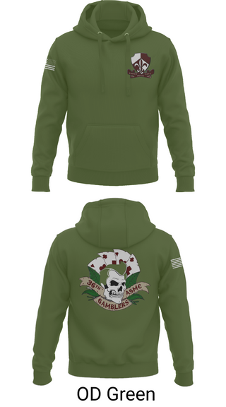Hoodie, Gamblers, Army, Teamtime, Team time, sublimation, custom sports apparel, team uniforms, spirit wear, spiritwear, sports uniforms, custom shirts, team store, custom team store, fundraiser sports, apparel fundraiser