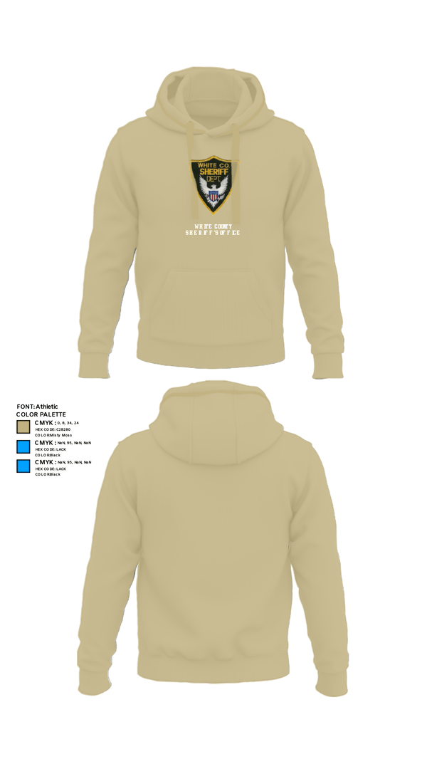 Hoodie, White County Sheriff's Office, Police, Teamtime, Team time, sublimation, custom sports apparel, team uniforms, spirit wear, spiritwear, sports uniforms, custom shirts, team store, custom team store, fundraiser sports, apparel fundraiser