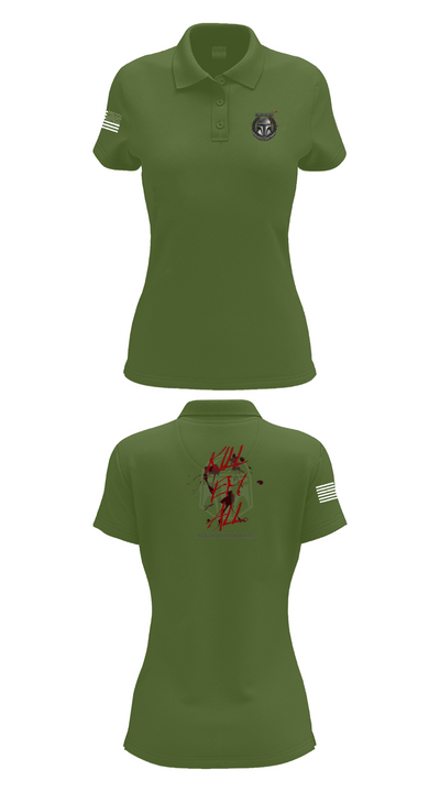 Bounty hunters 46936417 Women's Short Sleeve Performance Polo  - 55