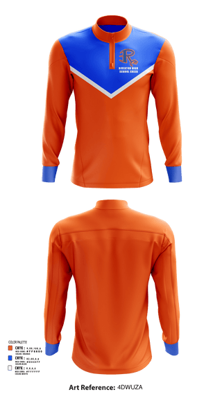 Quarter Zip Jacket, Riverton High School Cheer, Cheer, Teamtime, Team time, sublimation, custom sports apparel, team uniforms, spirit wear, spiritwear, sports uniforms, custom shirts, team store, custom team store, fundraiser sports, apparel fundraiser