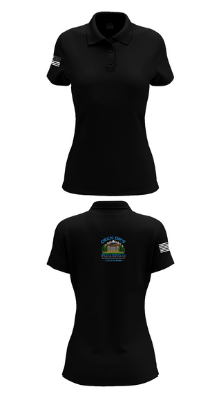 Womens Short Sleeve Performance Polo, Deck Dr’s Decks and Fences, , Teamtime, Team time, sublimation, custom sports apparel, team uniforms, spirit wear, spiritwear, sports uniforms, custom shirts, team store, custom team store, fundraiser sports, apparel fundraiser