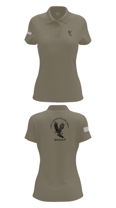 LOS LUNAS POLICE DEPT. SWAT 5938018 Women's Short Sleeve Performance Polo  - 71