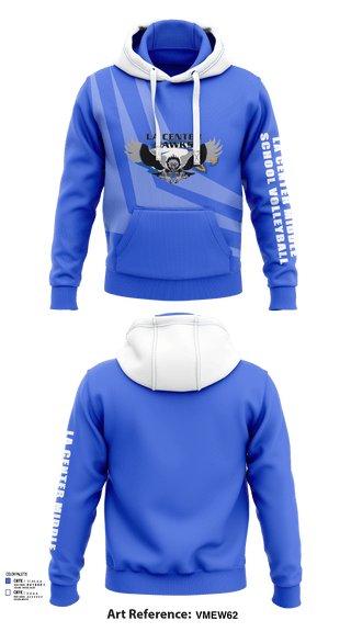 Hoodie, La Center Middle School Volleyball, Women's Volleyball, Teamtime, Team time, sublimation, custom sports apparel, team uniforms, spirit wear, spiritwear, sports uniforms, custom shirts, team store, custom team store, fundraiser sports, apparel fundraiser