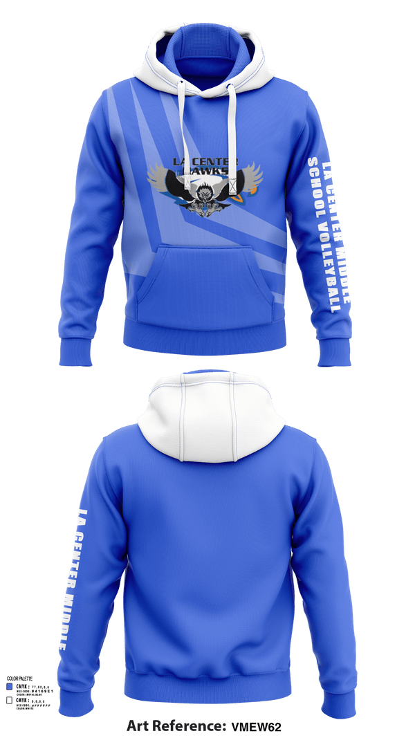 Hoodie, La Center Middle School Volleyball, Women's Volleyball, Teamtime, Team time, sublimation, custom sports apparel, team uniforms, spirit wear, spiritwear, sports uniforms, custom shirts, team store, custom team store, fundraiser sports, apparel fundraiser