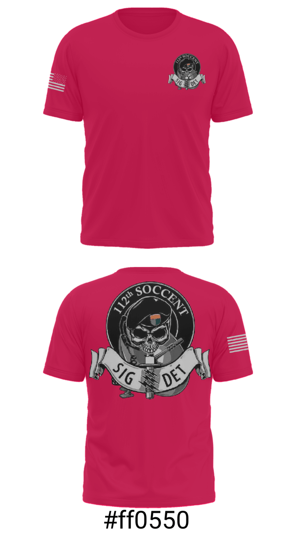Short Sleeve Performance Shirt, 112 SOCCENT SIGDET, Army, Teamtime, Team time, sublimation, custom sports apparel, team uniforms, spirit wear, spiritwear, sports uniforms, custom shirts, team store, custom team store, fundraiser sports, apparel fundraiser