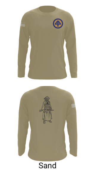 Long Sleeve Performance Shirt, A Co 1/1-114th, Army, Teamtime, Team time, sublimation, custom sports apparel, team uniforms, spirit wear, spiritwear, sports uniforms, custom shirts, team store, custom team store, fundraiser sports, apparel fundraiser