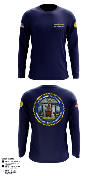 Long Sleeve Performance Shirt, MSU Sturgeon Bay, Coast Guard, Teamtime, Team time, sublimation, custom sports apparel, team uniforms, spirit wear, spiritwear, sports uniforms, custom shirts, team store, custom team store, fundraiser sports, apparel fundraiser