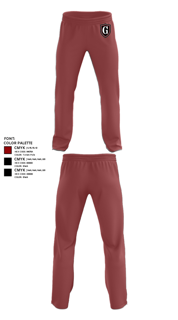 Sweatpants, Greenon Knights, Women's Volleyball, Teamtime, Team time, sublimation, custom sports apparel, team uniforms, spirit wear, spiritwear, sports uniforms, custom shirts, team store, custom team store, fundraiser sports, apparel fundraiser
