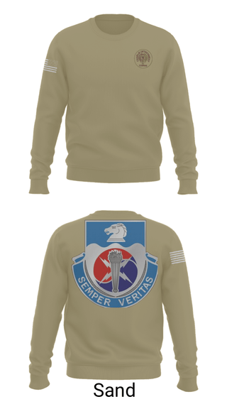 Crew Neck Sweatshirt, 312TH MI BN, CHARLIE DETACHMENT, Army, Teamtime, Team time, sublimation, custom sports apparel, team uniforms, spirit wear, spiritwear, sports uniforms, custom shirts, team store, custom team store, fundraiser sports, apparel fundraiser