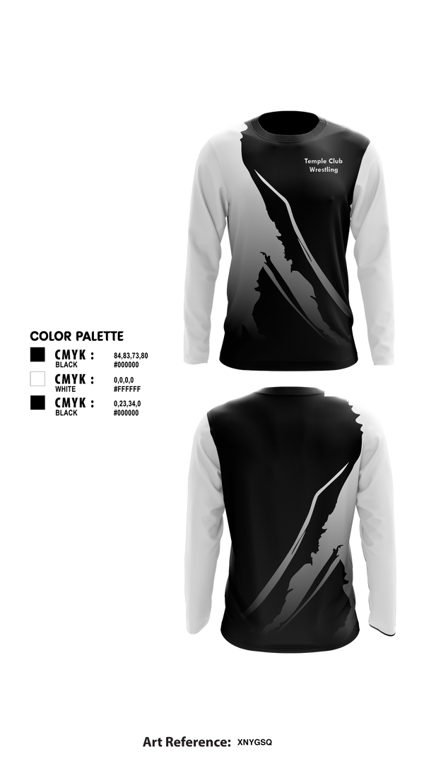 Long Sleeve Performance Shirt, Temple Wrestling Club, Wrestling, Teamtime, Team time, sublimation, custom sports apparel, team uniforms, spirit wear, spiritwear, sports uniforms, custom shirts, team store, custom team store, fundraiser sports, apparel fundraiser