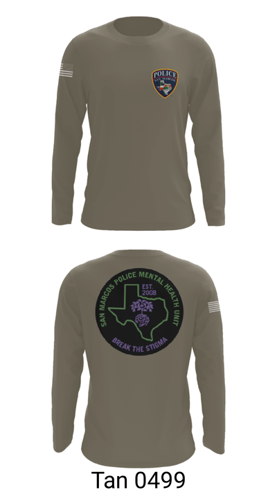 SMPD Mental Health Unit 50608252 Long Sleeve Performance Shirt - 35
