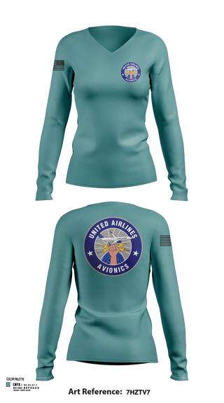 Womens Long Sleeve Vneck Shirt, 482FW, , Teamtime, Team time, sublimation, custom sports apparel, team uniforms, spirit wear, spiritwear, sports uniforms, custom shirts, team store, custom team store, fundraiser sports, apparel fundraiser
