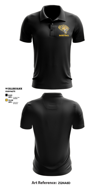 Kensington Multiplex High School Basketball 64272844 Short Sleeve Performance Polo - 3