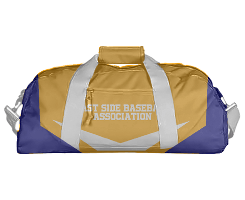 Duffle Bag, East Side Baseball Association, Baseball, Teamtime, Team time, sublimation, custom sports apparel, team uniforms, spirit wear, spiritwear, sports uniforms, custom shirts, team store, custom team store, fundraiser sports, apparel fundraiser