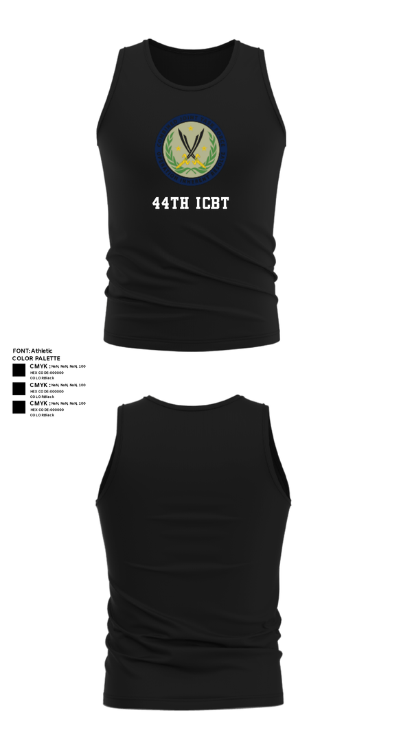 Tank Top, 44th ICBT, National Guard, Teamtime, Team time, sublimation, custom sports apparel, team uniforms, spirit wear, spiritwear, sports uniforms, custom shirts, team store, custom team store, fundraiser sports, apparel fundraiser