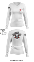 Terro Squad 89875983 Women's Long Sleeve V-neck Shirt -1 5