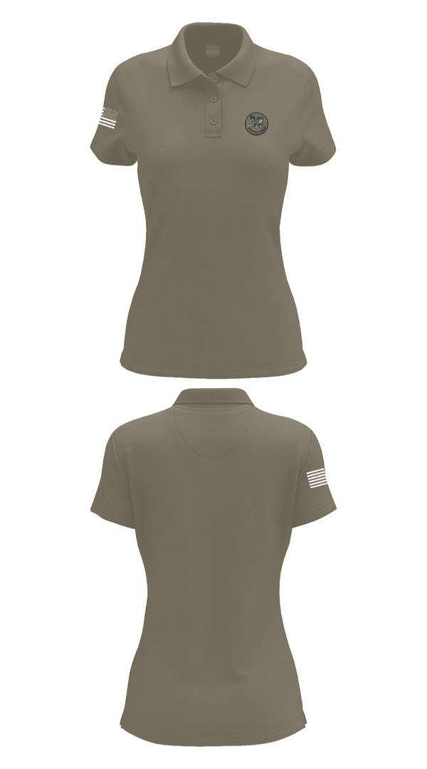 Womens Short Sleeve Performance Polo, F4 Frogs, Army, Teamtime, Team time, sublimation, custom sports apparel, team uniforms, spirit wear, spiritwear, sports uniforms, custom shirts, team store, custom team store, fundraiser sports, apparel fundraiser