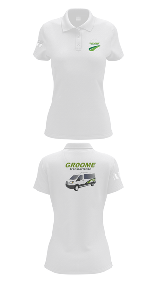 Womens Short Sleeve Performance Polo, Groome Transportation, , Teamtime, Team time, sublimation, custom sports apparel, team uniforms, spirit wear, spiritwear, sports uniforms, custom shirts, team store, custom team store, fundraiser sports, apparel fundraiser