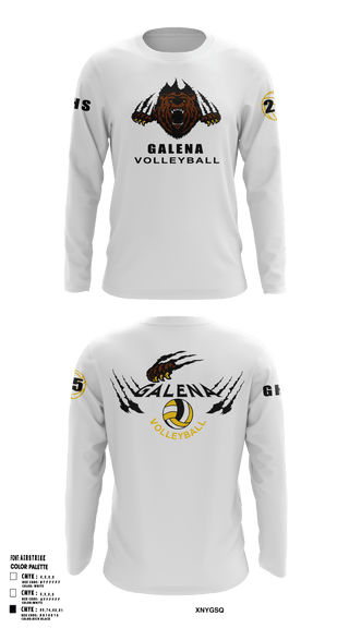 Long Sleeve Performance Shirt, Galena High School Volleyball, Women's Volleyball, Teamtime, Team time, sublimation, custom sports apparel, team uniforms, spirit wear, spiritwear, sports uniforms, custom shirts, team store, custom team store, fundraiser sports, apparel fundraiser