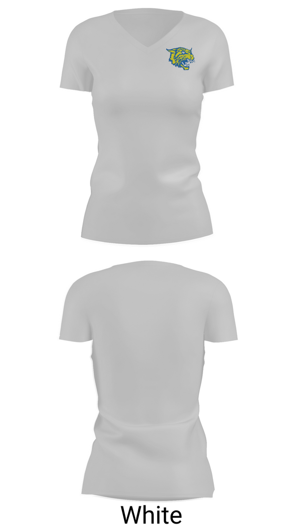 Womens Short Sleeve Vneck Shirt, East Peoria Central Junior High School, Spirit Store, Teamtime, Team time, sublimation, custom sports apparel, team uniforms, spirit wear, spiritwear, sports uniforms, custom shirts, team store, custom team store, fundraiser sports, apparel fundraiser