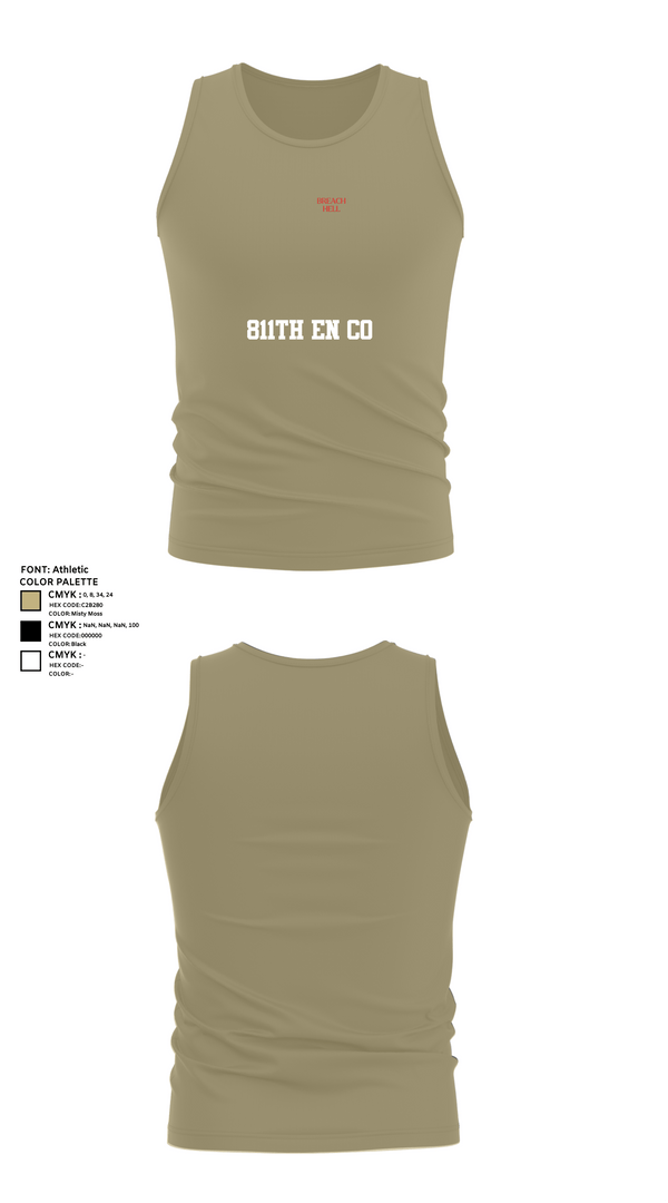 Tank Top, 811th EN CO, , Teamtime, Team time, sublimation, custom sports apparel, team uniforms, spirit wear, spiritwear, sports uniforms, custom shirts, team store, custom team store, fundraiser sports, apparel fundraiser
