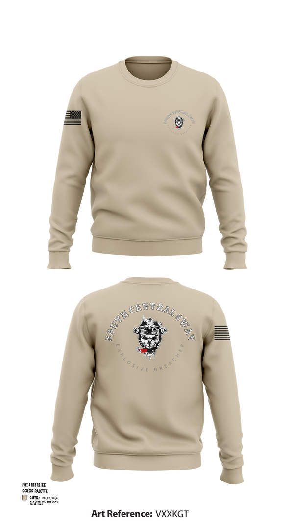 Crew Neck Sweatshirt, SCR SWAT, , Teamtime, Team time, sublimation, custom sports apparel, team uniforms, spirit wear, spiritwear, sports uniforms, custom shirts, team store, custom team store, fundraiser sports, apparel fundraiser