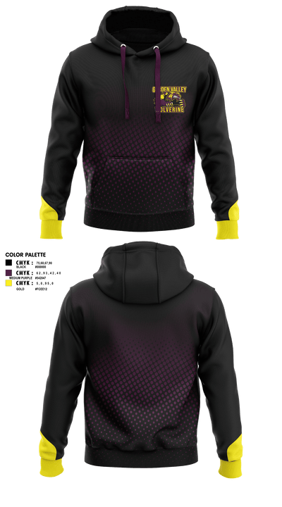 Garden Valley Wolverines 38799509 Hoodie - 1
