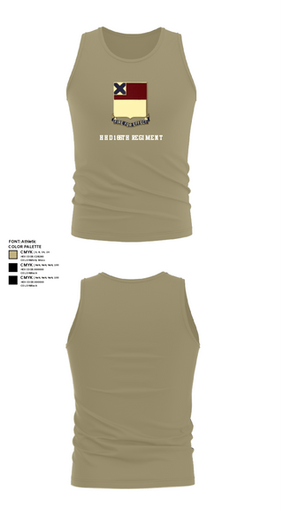 Tank Top, HHD 166th Regiment, Army, Teamtime, Team time, sublimation, custom sports apparel, team uniforms, spirit wear, spiritwear, sports uniforms, custom shirts, team store, custom team store, fundraiser sports, apparel fundraiser