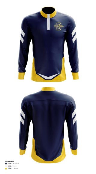 Quarter Zip Jacket, Owosso High School Golf, Golf, Teamtime, Team time, sublimation, custom sports apparel, team uniforms, spirit wear, spiritwear, sports uniforms, custom shirts, team store, custom team store, fundraiser sports, apparel fundraiser