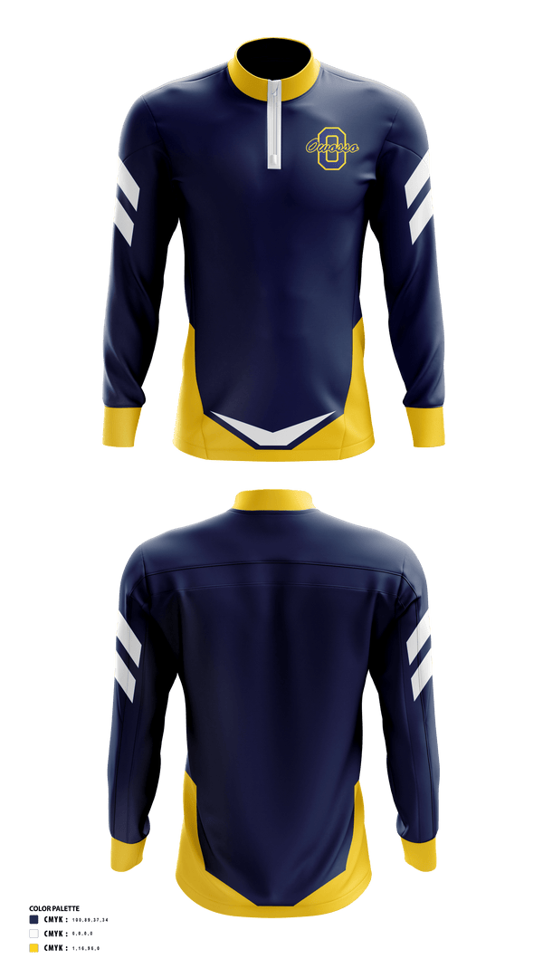 Quarter Zip Jacket, Owosso High School Golf, Golf, Teamtime, Team time, sublimation, custom sports apparel, team uniforms, spirit wear, spiritwear, sports uniforms, custom shirts, team store, custom team store, fundraiser sports, apparel fundraiser