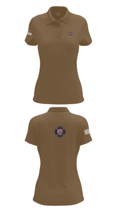 Tony Volunteer Fire Department 50569344 Women's Short Sleeve Performance Polo  - 15