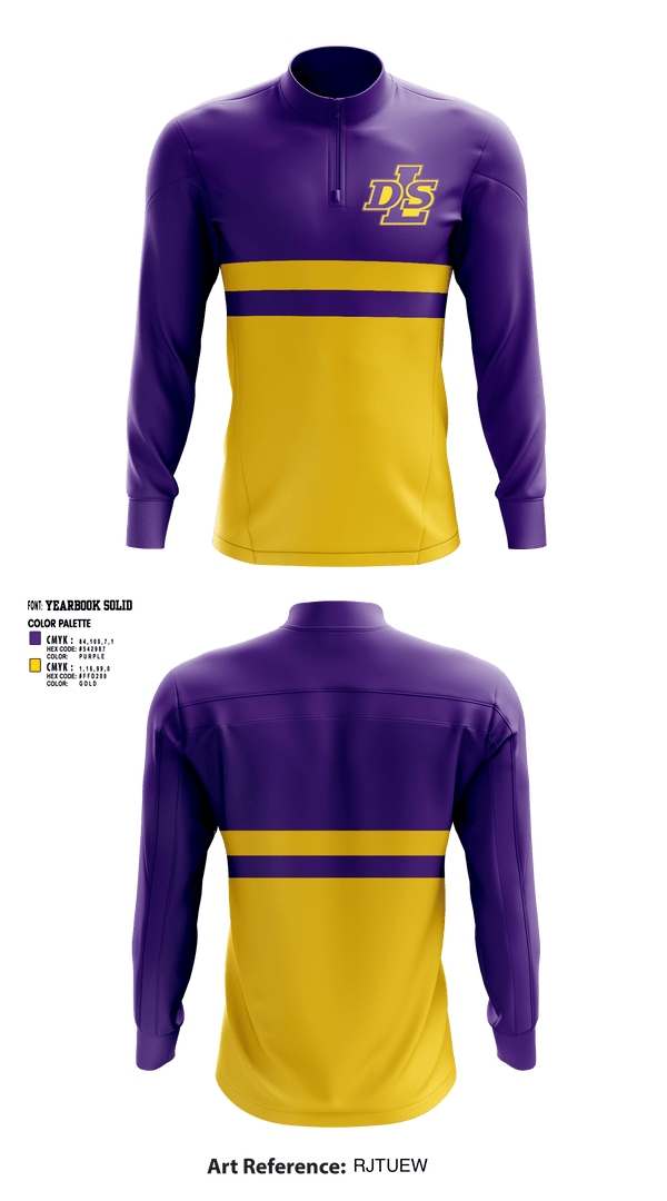Quarter Zip Jacket, De La Salle Collegiate High School Ice Hockey, Ice Hockey, Teamtime, Team time, sublimation, custom sports apparel, team uniforms, spirit wear, spiritwear, sports uniforms, custom shirts, team store, custom team store, fundraiser sports, apparel fundraiser