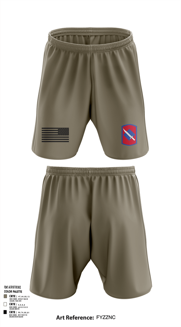 Athletic Shorts With Pockets, 39th Infantry Brigade, , Teamtime, Team time, sublimation, custom sports apparel, team uniforms, spirit wear, spiritwear, sports uniforms, custom shirts, team store, custom team store, fundraiser sports, apparel fundraiser
