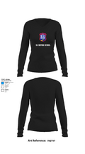 911 Driving School 70833524 Women's Long Sleeve V-neck Shirt - 34